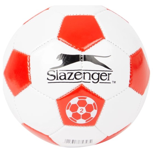 Slazenger Mini-Ballon de Football - Taille 2 - Rouge