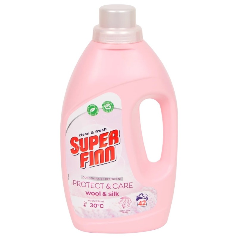 Superfinn Protect & Care Lessive Concentrée - Machine à Laver - 1.5 Litre
