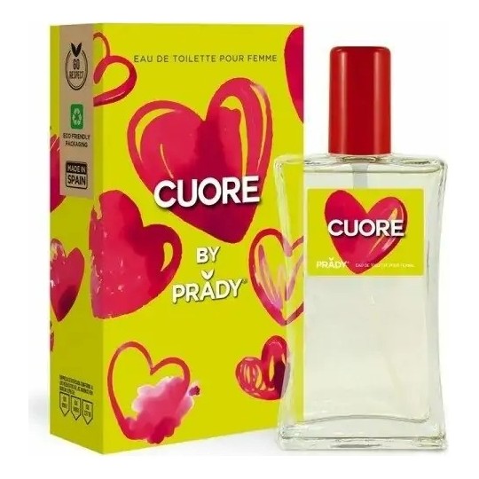 Prady Cuore Parfum Générique Eau de Toilette Femme - Dupe de Prady - 90ml