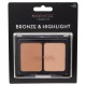 Max & More Goddess Glow Bronze & Highlight 2-In-1 Palette - 2 X 4.5g - Goddess Glow 505