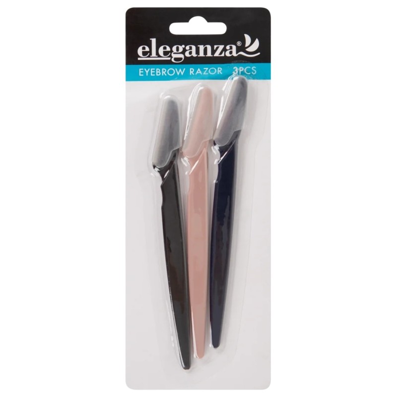 Eleganza Eyebrow Razor - 3 Pieces