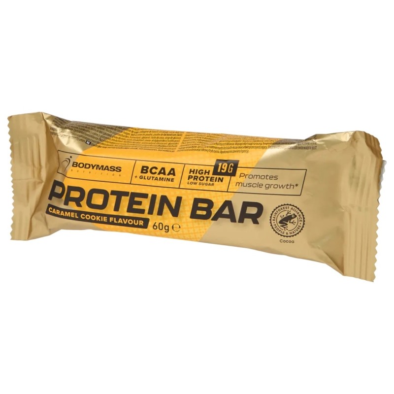 Bodymass Barre Protéinée - Caramel Biscuit - 1 Pièce