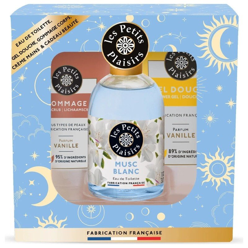 Les Petits Plaisirs مجموعة أسترال عطر & مستحضرات العناية - مسك أبيض - 5 منتجات