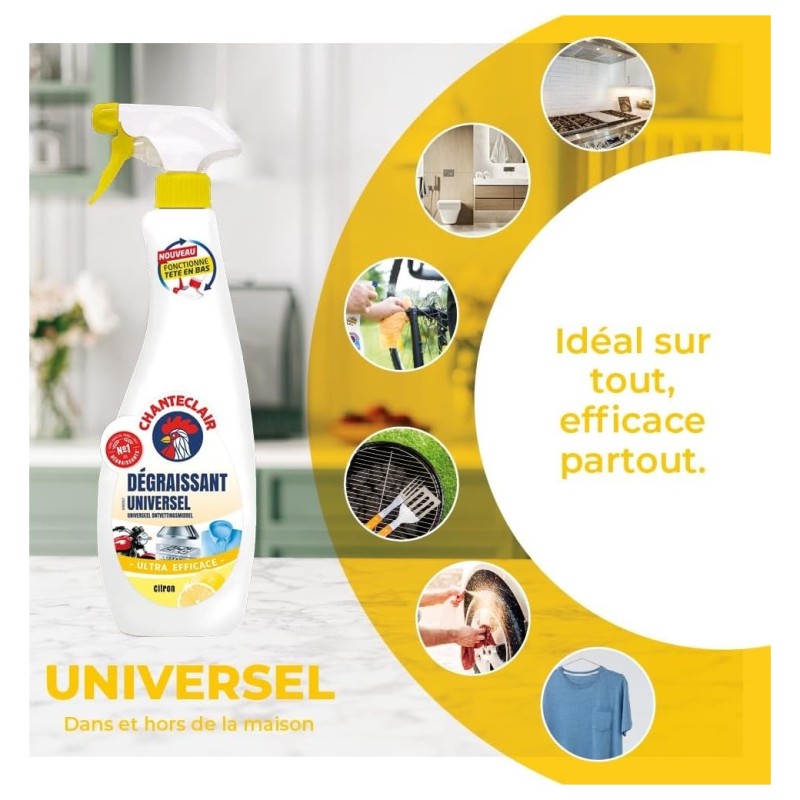 Chanteclair بخاخ مزيل الشحوم العالمي ليمون - 700 مل