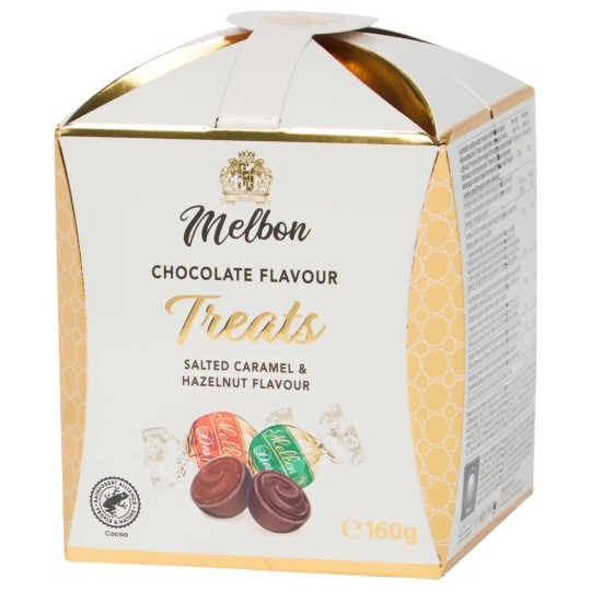 Melbon Chocolats Pralinés - Caramel Salé et Noisette - 160g
