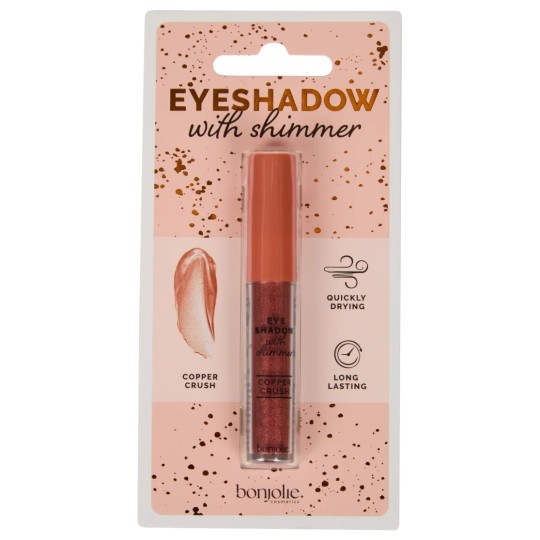 Bonjolie Ombre à Paupières Liquide Métallisée - Effet Pailleté - 1.4ml - Copper Crush