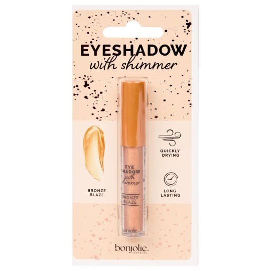 Bonjolie Ombre à Paupières Liquide Métallisée - Effet Pailleté - 1.4ml - Bronze