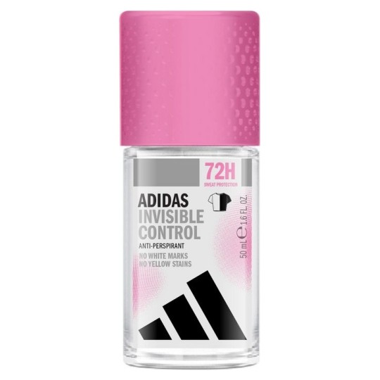 Adidas Invisible Control Déodorant Roll-On - 72h - 50ml