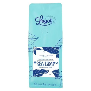 Lugat Moka Sidamo Marabou Café en Grains 100% Arabica - 250g