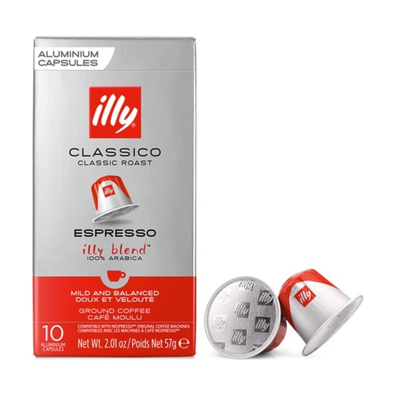 Illy Classico كبسولات قهوة متوافقة مع نسبرسو - 10 كبسولات