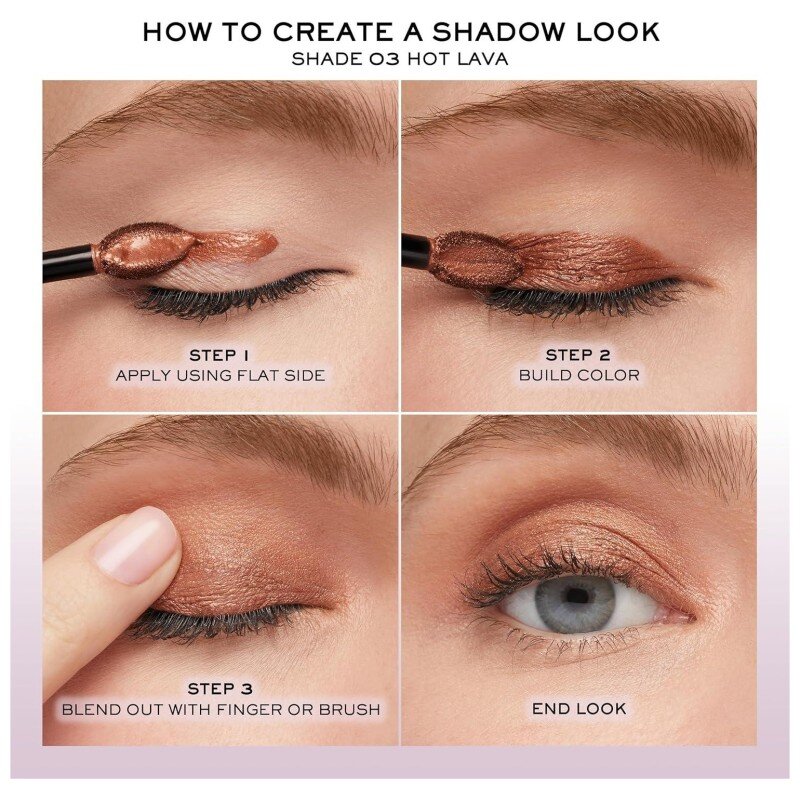 Bonjolie Liquid Eyeshadow Metallic - Glitter Effect - 1.4ml - Copper Crush