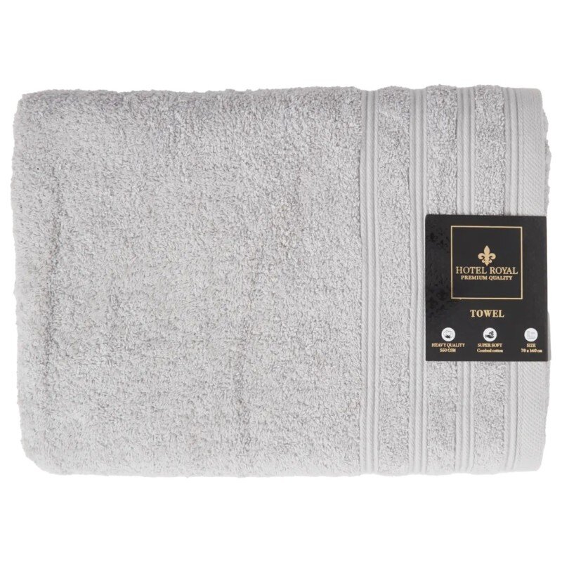 Action Hotel Royal Serviette de Bain - Gris Clair