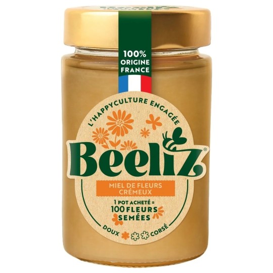 Beeliz Miel de Fleurs Crémeux - 100% Origine France
