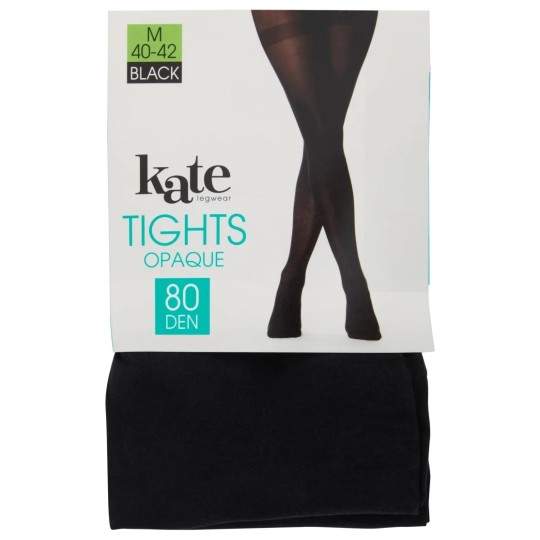 Kate Legwear Collants - 80 Deniers - Noir