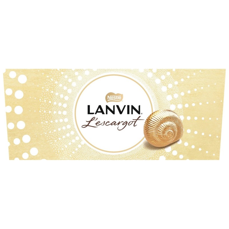 Lanvin Escargot Chocolat au Lait Cœur Praliné - 164g