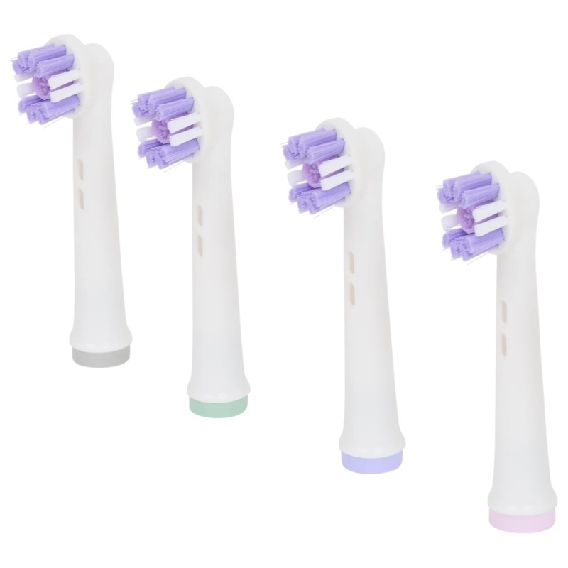 Deep Cleaning Brossettes de Rechange - 4 Pièces - Violet