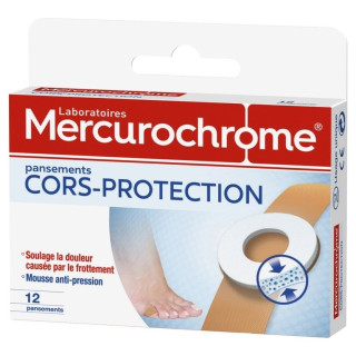 Mercurochrome Pansements Cors-Protection - 12 Unités