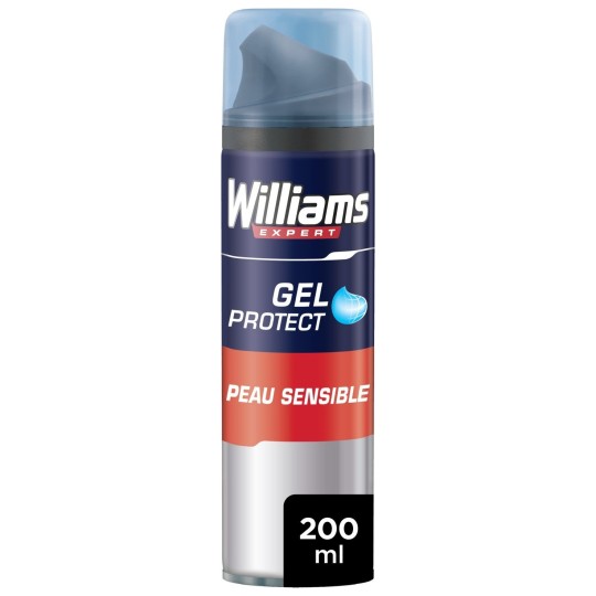 Williams Gel à Raser Peau Sensible Homme Aloe Vera et Allantoïne - 200ml
