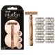 Wilkinson Intuition Rasoir Double Tranchant pour Femme - Rose Gold - 10 Lames