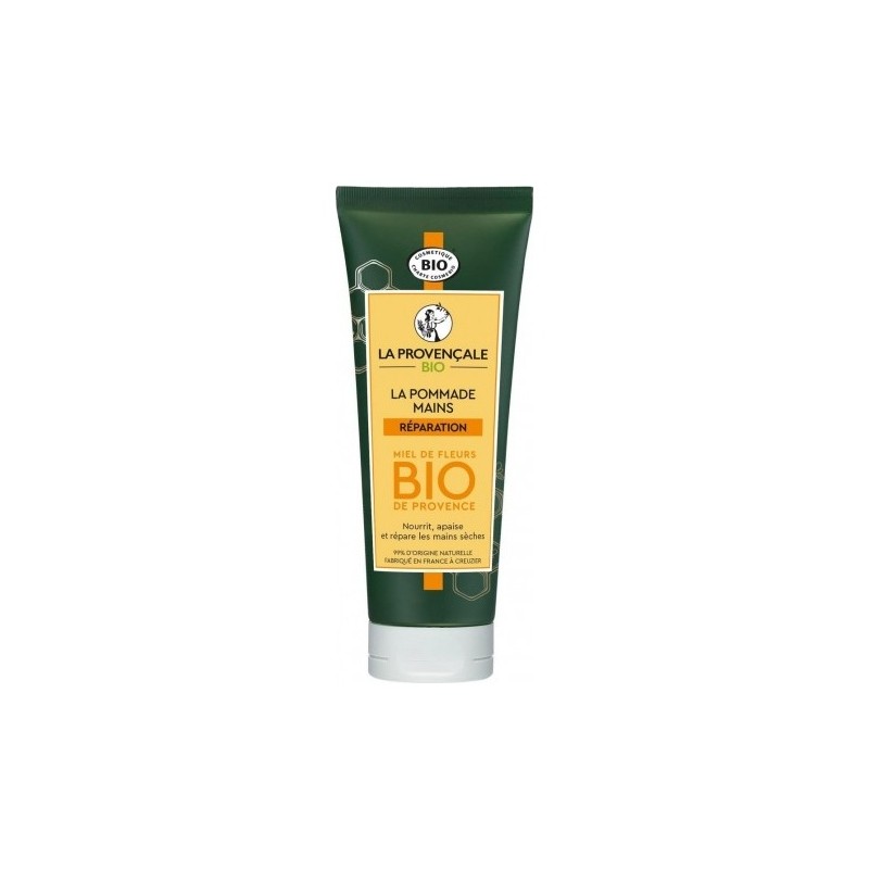 La Provençale Bio Provence Crème Mains Bio - Peaux Sèches - 75ml - Miel Fleurs