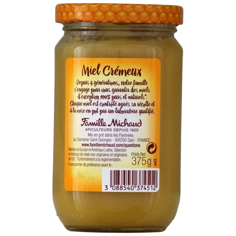 Lune De Miel عسل كريمي متعدد الأزهار - 375 مل