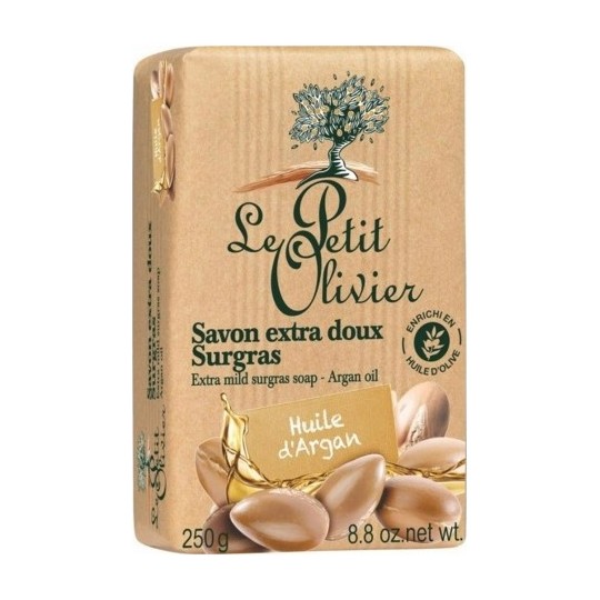 Le Petit Olivier Savon Surgras Extra Doux - Peau Sèche - 100g - Huile d'Argan