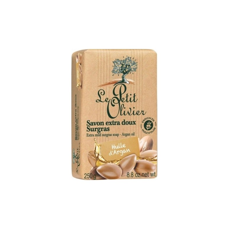Le Petit Olivier Savon Surgras Extra Doux - Peau Sèche - 100g - Huile d'Argan