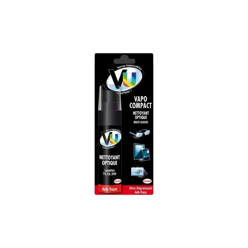 Vu Optique Compact Nettoyant Optique Multi Usages Spray