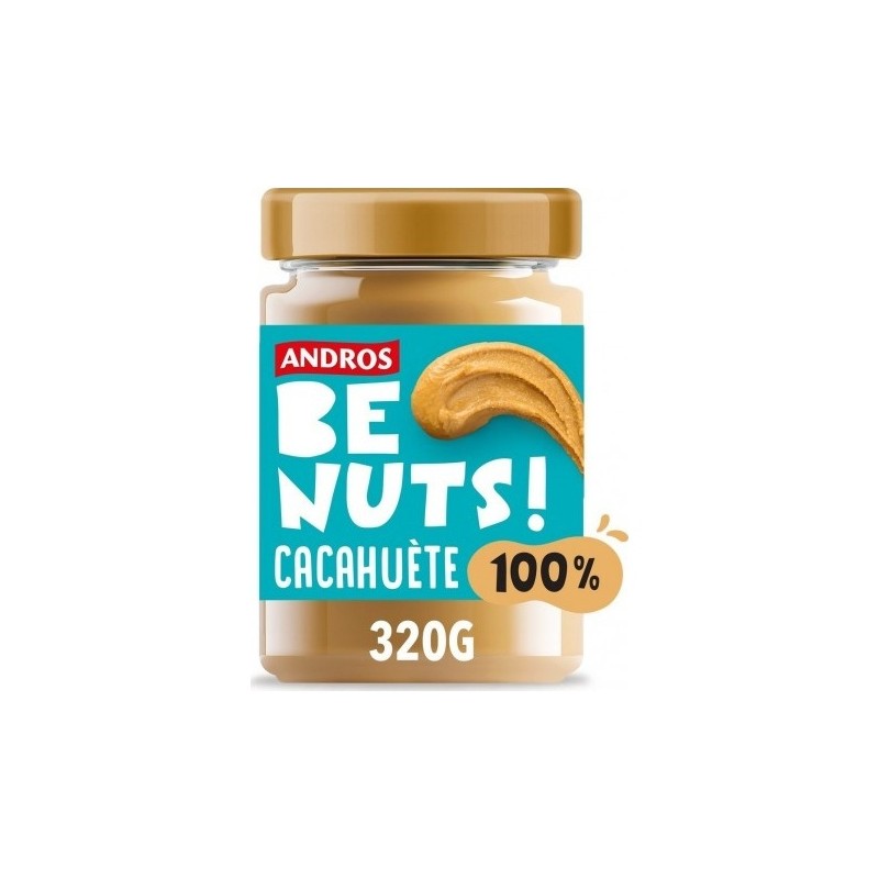 Andros Be Nuts ! Pâte à Tartiner 100% Cacahuètes - 320g