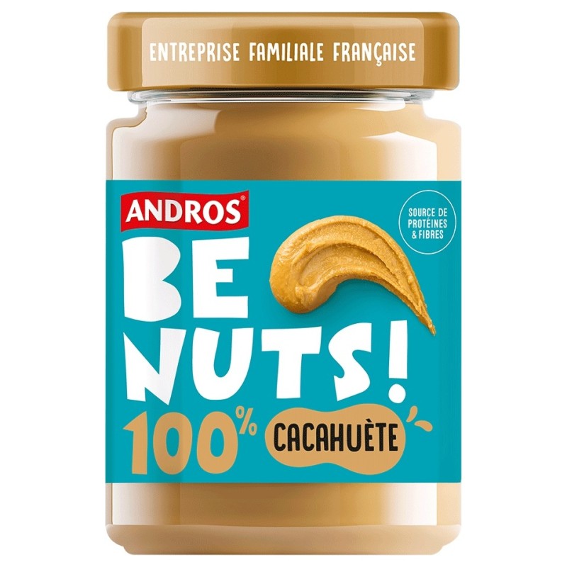 Andros Be Nuts ! Pâte à Tartiner 100% Cacahuètes - 320g