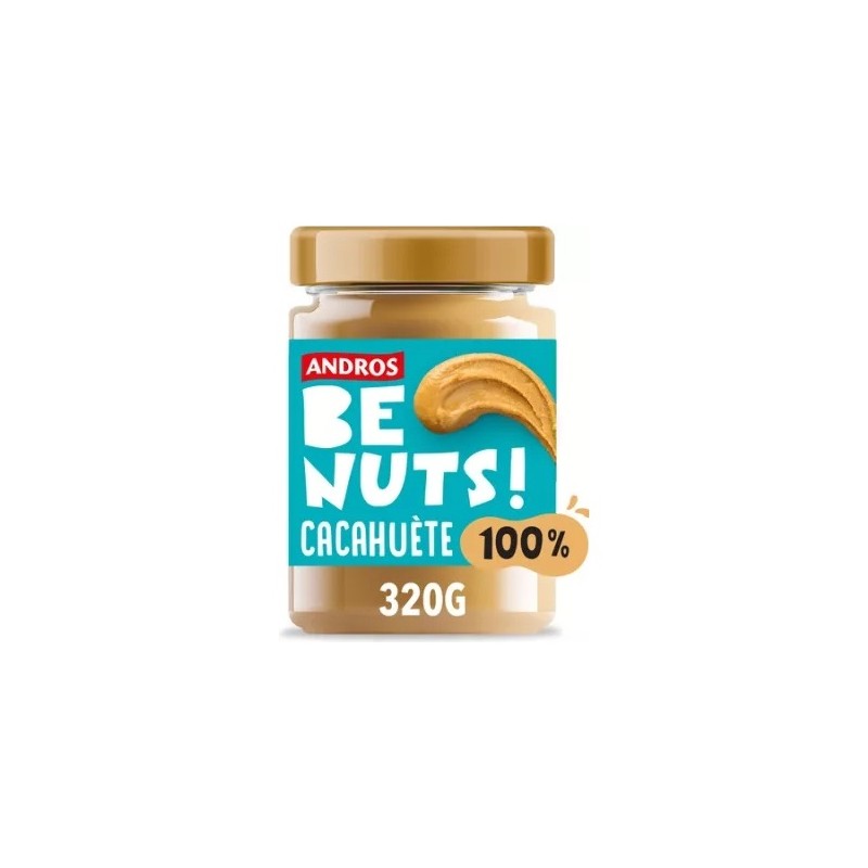 Andros Be Nuts ! Pâte à Tartiner 100% Cacahuètes - 320g