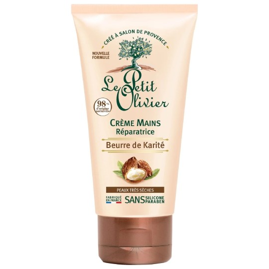 Le Petit Olivier Crème Mains Réparatrice - au Beurre de Karité - 75ml