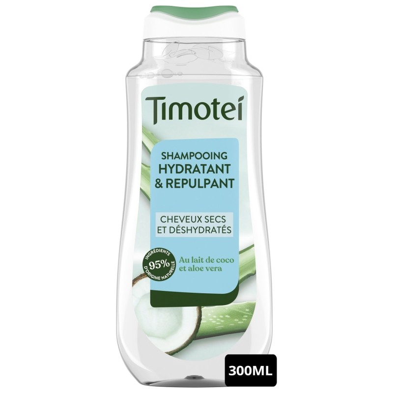 Timotei Hydratant & Repulpant شامبو للشعر الجاف والمجهد - 300 مل