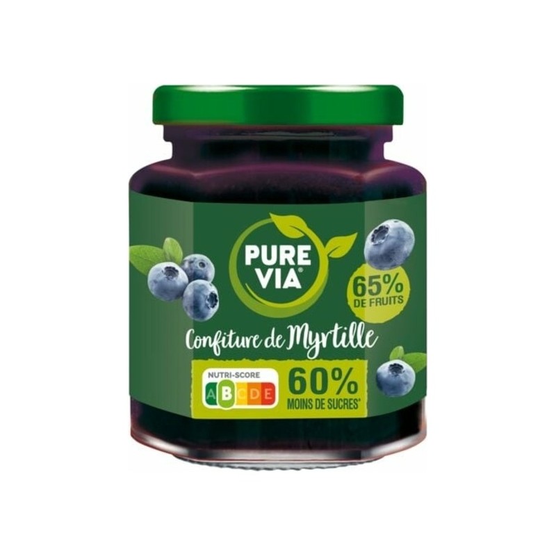 Pure Via Confiture de Myrtille - 300g