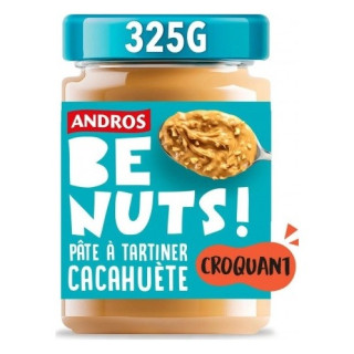 Andros Be Nuts Pâte à Tartiner Cacahuète Crémeux - 325g