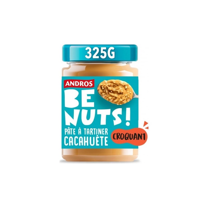 Andros Be Nuts Pâte à Tartiner Cacahuète Crémeux - 325g