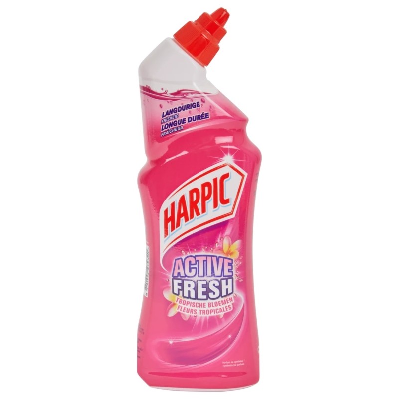 Harpic Active Fresh Gel Javel Wc - Fleurs Tropicales - 750ml