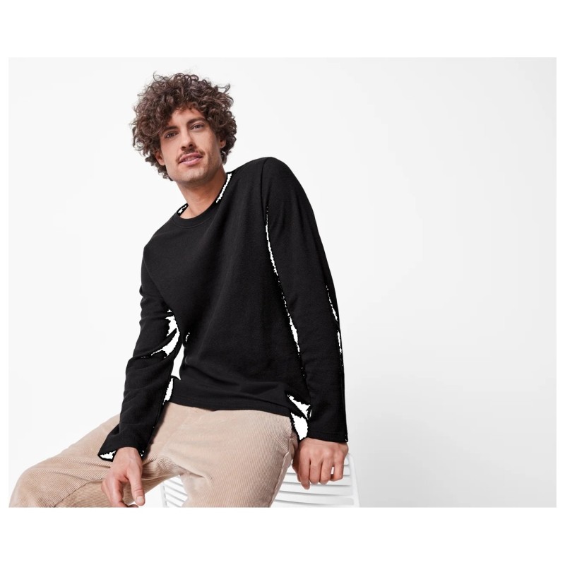 Esmara T-Shirt à Manches Longues Homme - Taille XL - Noir