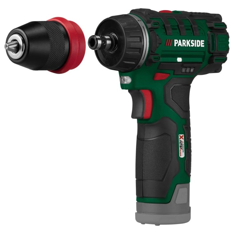 Parkside X 12 V Team مثقاب مفك لاسلكي PBSA 12 E4 - 12 فولت