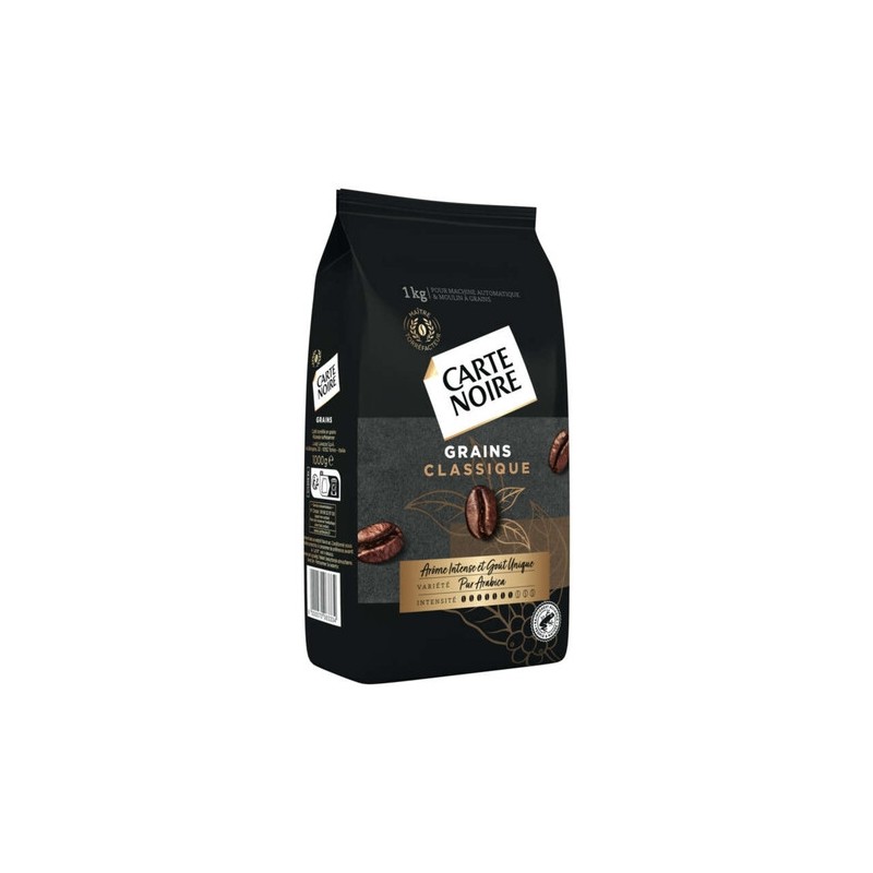 Carte Noire Classique Café en Grains Pur Arabica - 1kg