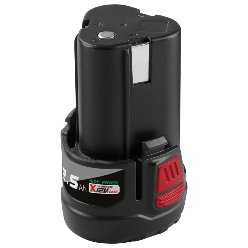 Parkside X 12V Team Performance بطارية وشاحن - 12 فولت 2.5 أمبير/ساعة