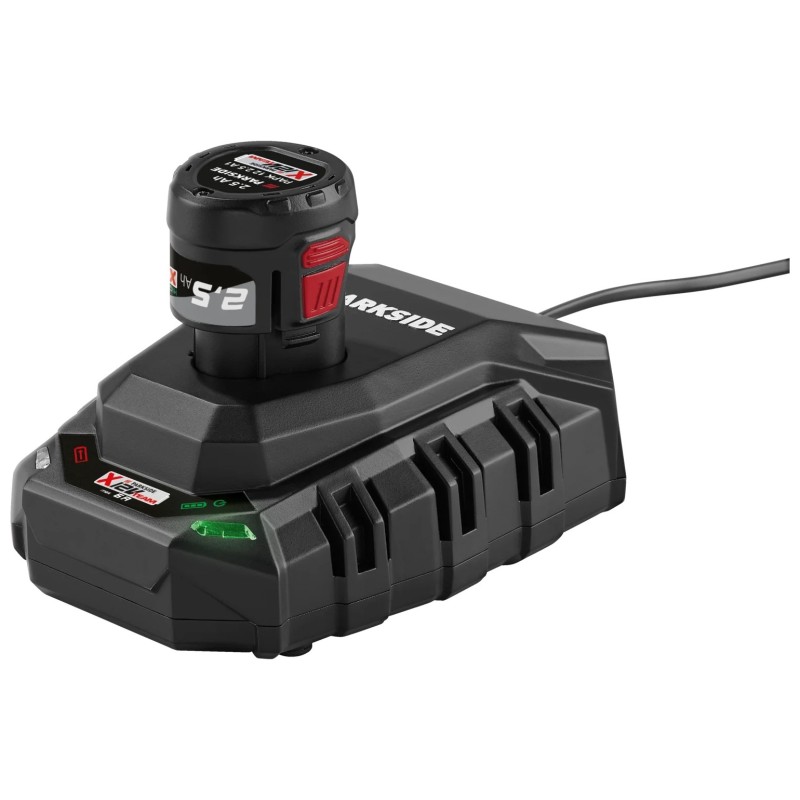 Parkside X 12V Team Performance بطارية وشاحن - 12 فولت 2.5 أمبير/ساعة