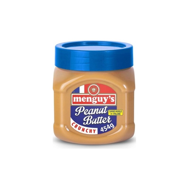Menguy'S Peanut butter Crunchy Beurre de Cacahuètes - 454g