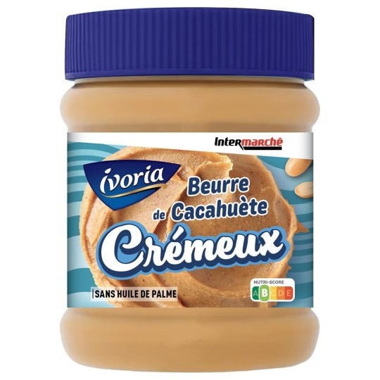 Ivoria Beurre de Cacahuète Crémeux - 340g