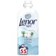 Lenor Pureté de Coton Adoucissant Linge 0% - Fraîcheur de Coton - 55 Lavages