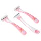 Gillette Venus Treasures 3 Blade Razor For Women - Aloe Vera - Patterned - 3 Pieces