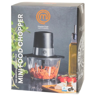 Masterchef Mini-Hachoir Électrique - 300w - Transparent Noir