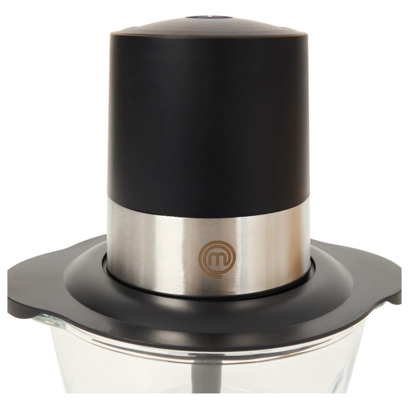 Masterchef Mini-Hachoir Électrique - 300w - Transparent Noir