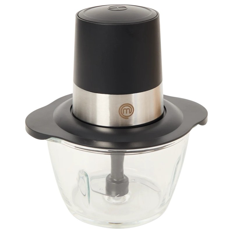 Masterchef Mini-Hachoir Électrique - 300w - Transparent Noir
