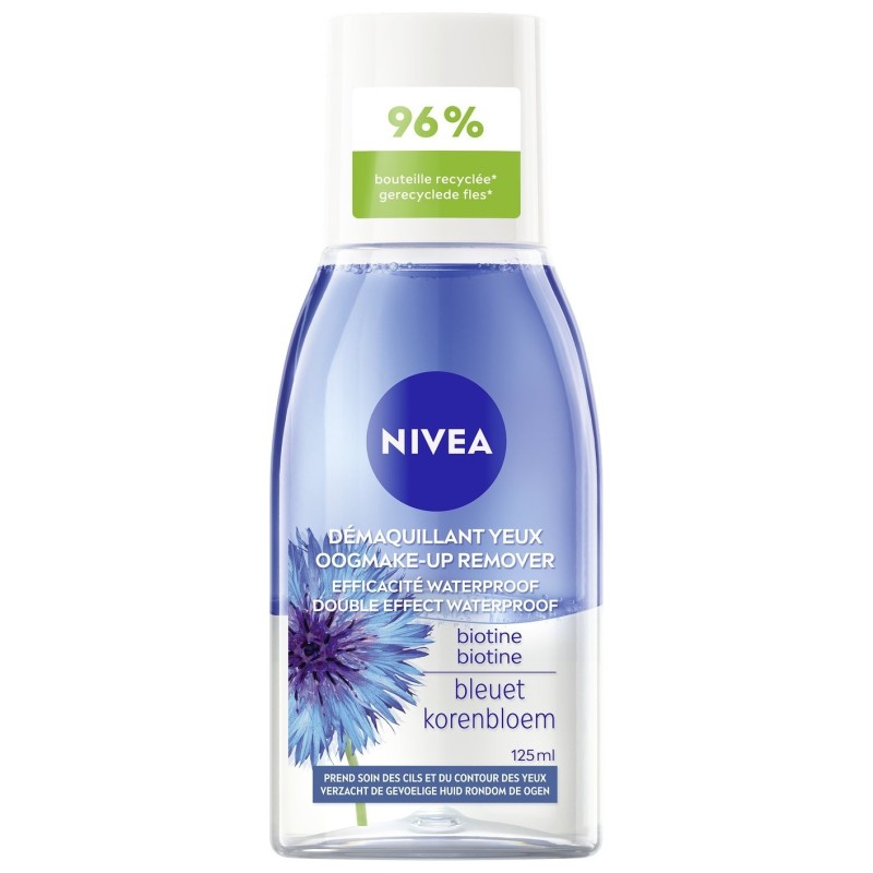 Nivea Waterproof Biphase Eye Makeup Remover With Cornflower - 125ml